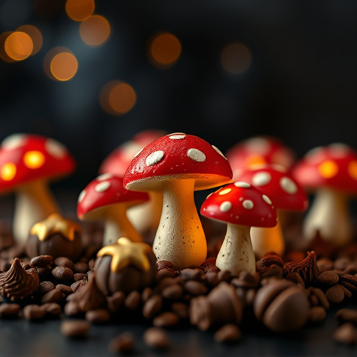 Magic Mushroom Chocolates Packaging Shots