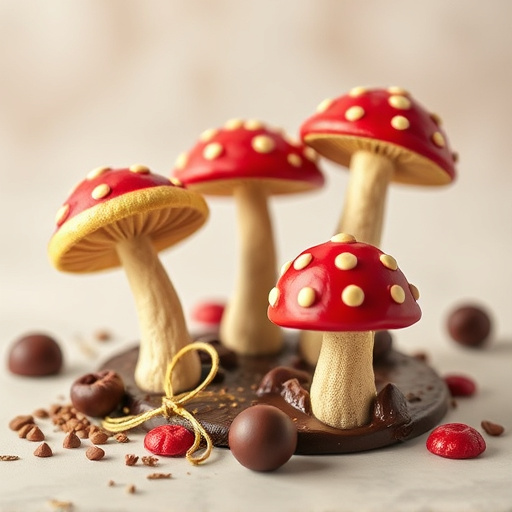 Magic Mushroom Chocolates Packaging Shots