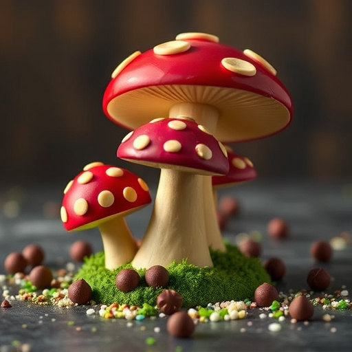 Magic Mushroom Chocolates Packaging Shots