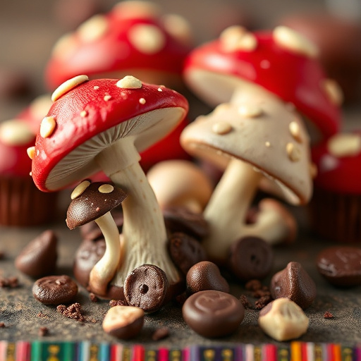 Magic Mushroom Chocolates Packaging Shots
