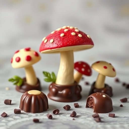 Magic Mushroom Chocolates Packaging Shots