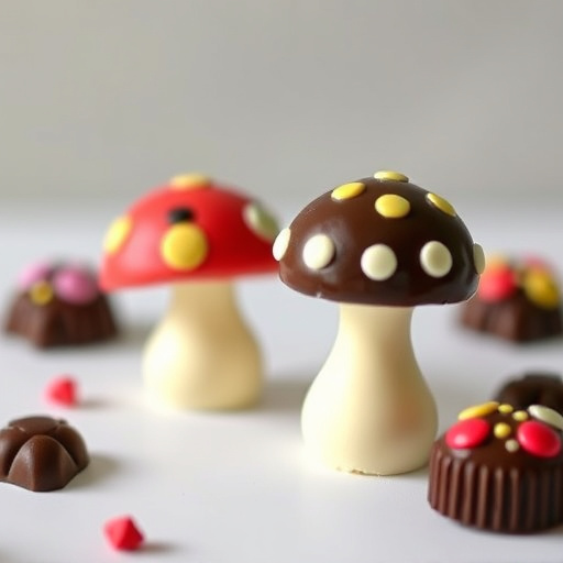 Magic Mushroom Chocolates Packaging Shots