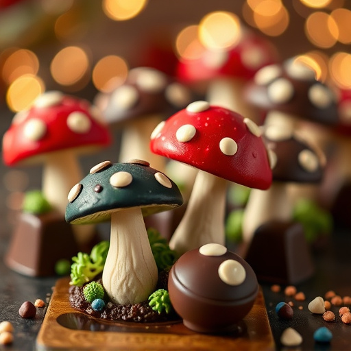 Magic Mushroom Chocolates Packaging Shots