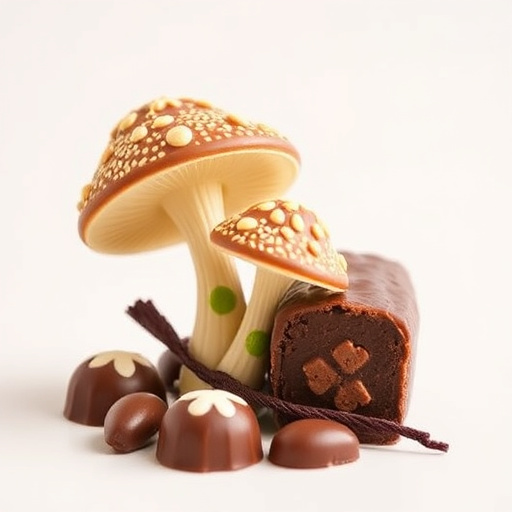 Magic Mushroom Chocolates Packaging Shots