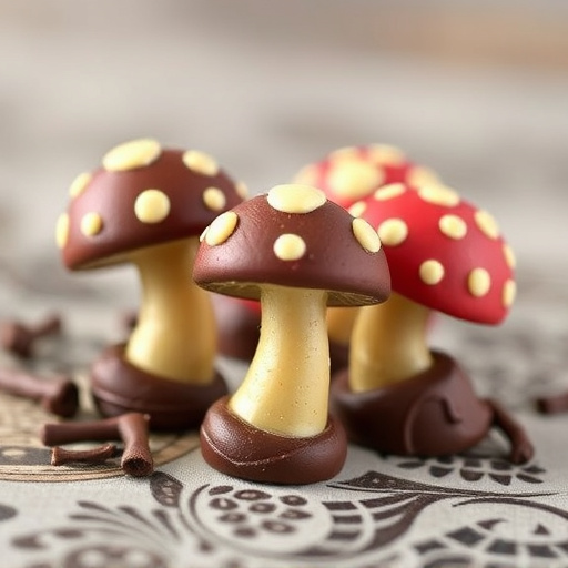 Magic Mushroom Chocolates Packaging Shots