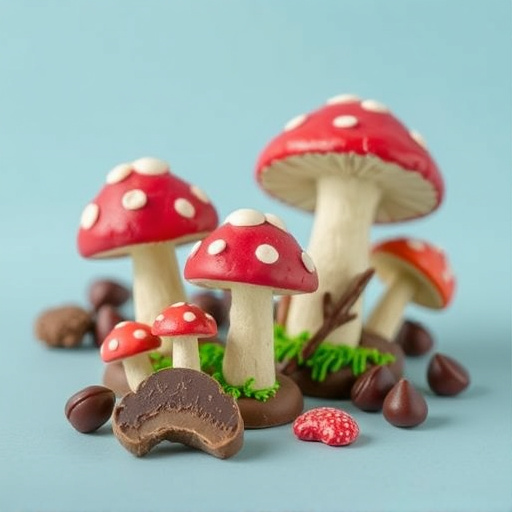 Magic Mushroom Chocolates Packaging Shots