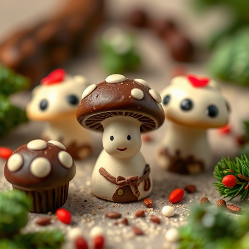 Magic Mushroom Chocolates Packaging Shots