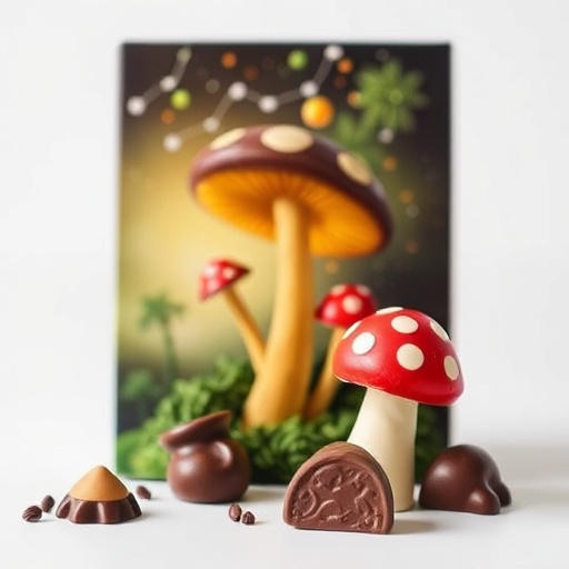 Magic Mushroom Chocolates Packaging Shots