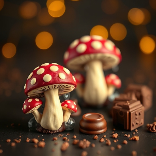 Magic Mushroom Chocolates Packaging Shots