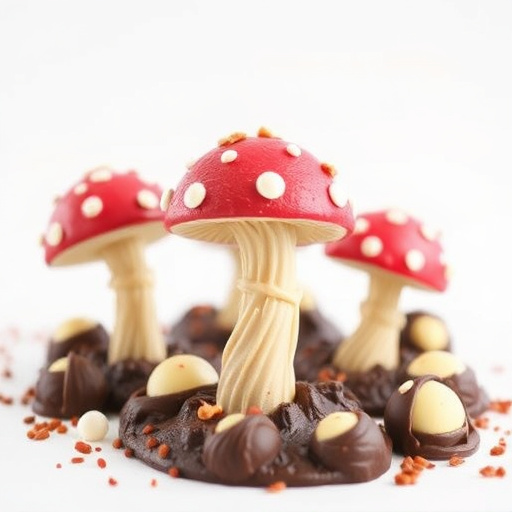 Magic Mushroom Chocolates Packaging Shots