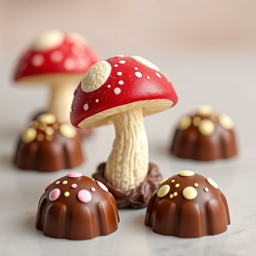 Magic Mushroom Chocolates Packaging Shots