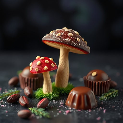 Magic Mushroom Chocolates Packaging Shots