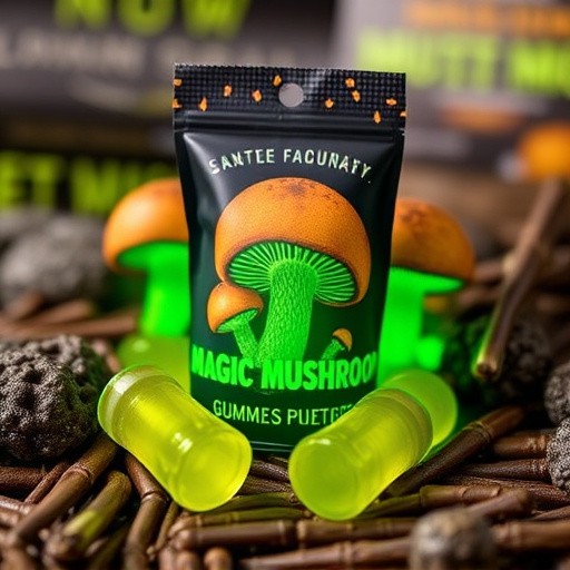 Magic Mushroom Gummies Packaging Shots