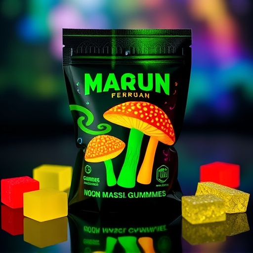 Magic Mushroom Gummies Packaging Shots