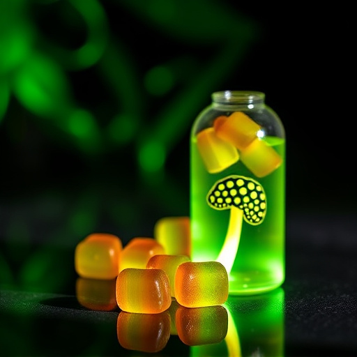Magic Mushroom Gummies Packaging Shots