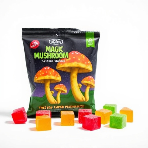 Magic Mushroom Gummies Packaging Shots
