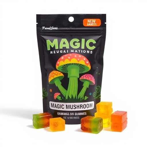 Magic Mushroom Gummies Packaging Shots