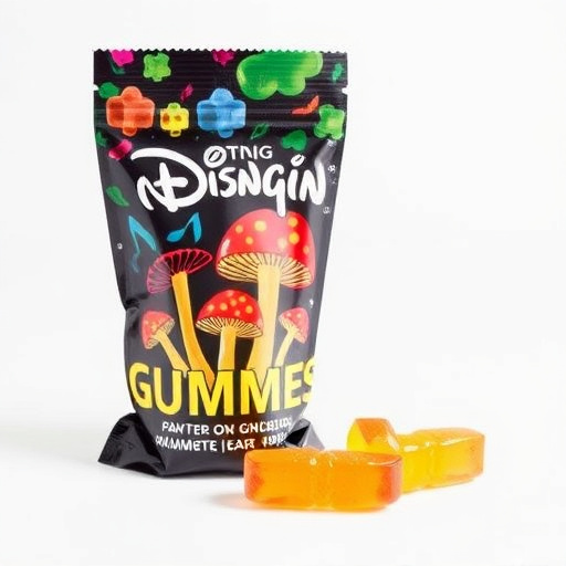 Magic Mushroom Gummies Packaging Shots