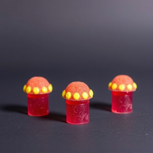 Magic Mushroom Gummies Packaging Shots