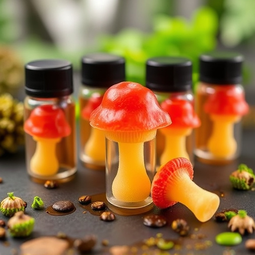 Magic Mushroom Gummies Packaging Shots