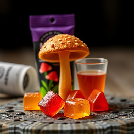 Magic Mushroom Gummies Packaging Shots