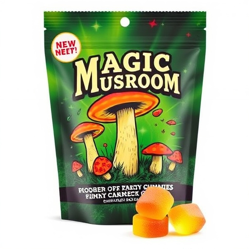 Magic Mushroom Gummies Packaging Shots