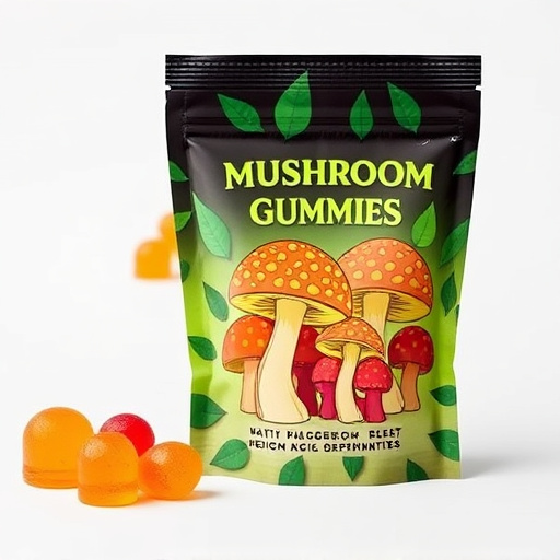 Magic Mushroom Gummies Packaging Shots