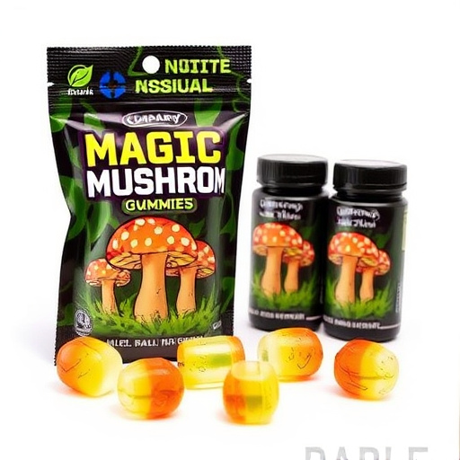 Magic Mushroom Gummies Packaging Shots