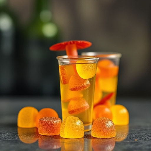 Magic Mushroom Gummies Packaging Shots