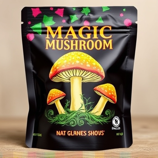 Magic Mushroom Gummies Packaging Shots