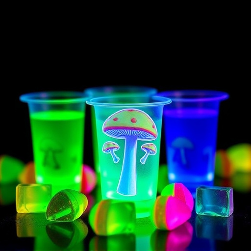 Magic Mushroom Gummies Packaging Shots