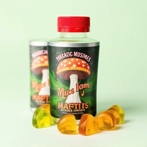 Magic Mushroom Gummies Packaging Shots