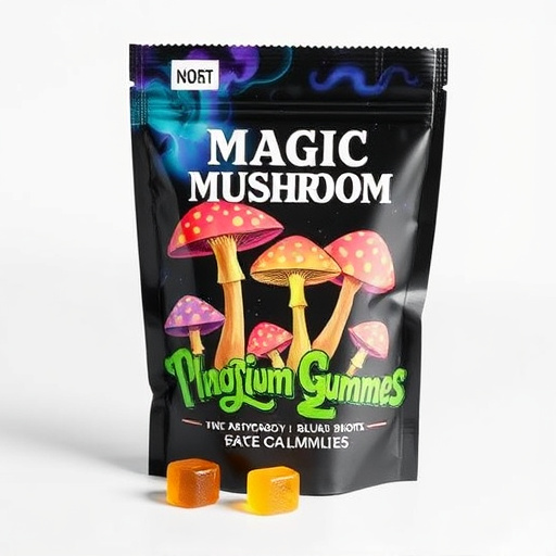 Magic Mushroom Gummies Packaging Shots
