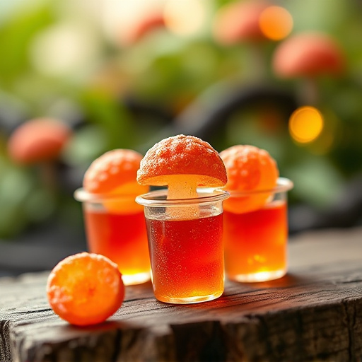 Magic Mushroom Gummies Packaging Shots