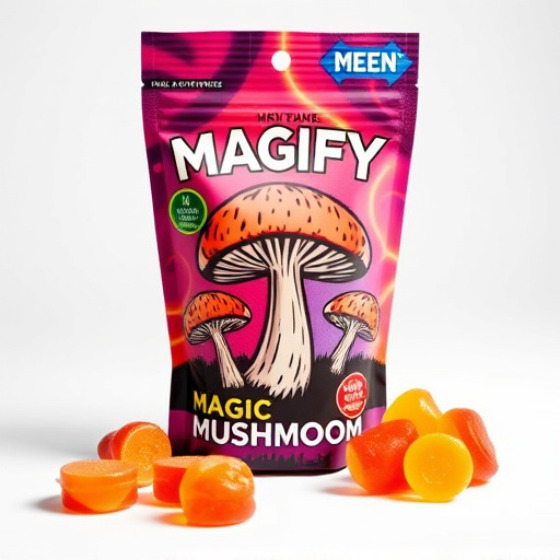 Magic Mushroom Gummies Packaging Shots