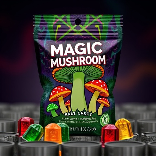 Magic Mushroom Gummies Packaging Shots