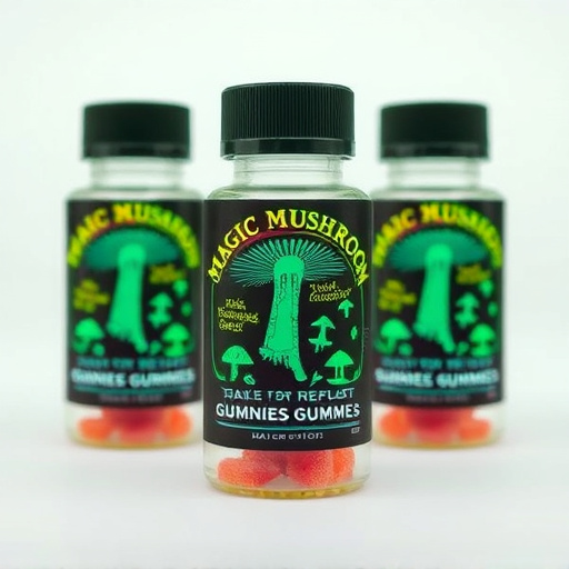 Magic Mushroom Gummies Packaging Shots