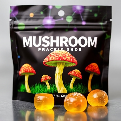 Magic Mushroom Gummies Packaging Shots