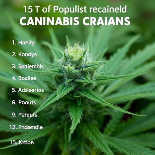 most popular cannabis strains
