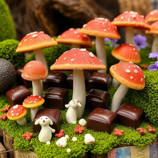 Psilocybin Magic Mushroom Chocolates Display