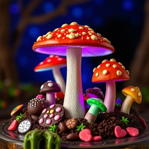 Psilocybin Magic Mushroom Chocolates Display