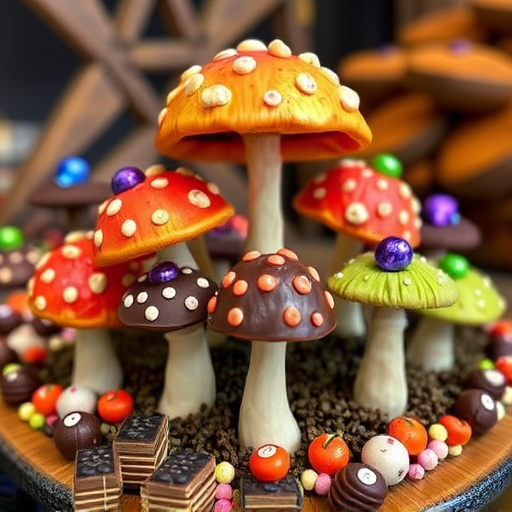 Psilocybin Magic Mushroom Chocolates Display