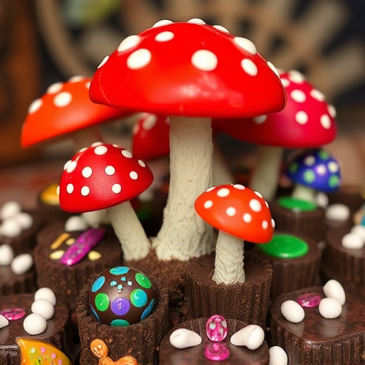 Psilocybin Magic Mushroom Chocolates Display