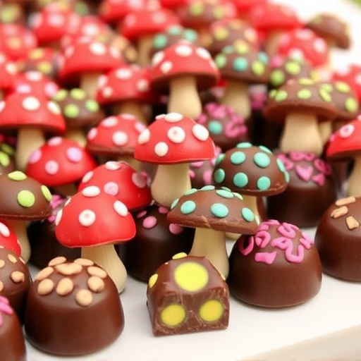 Psilocybin Magic Mushroom Chocolates Display