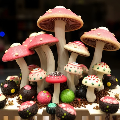 Psilocybin Magic Mushroom Chocolates Display