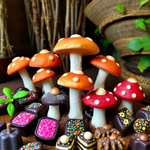 Psilocybin Magic Mushroom Chocolates Display