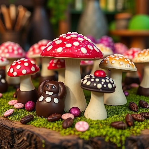Psilocybin Magic Mushroom Chocolates Display
