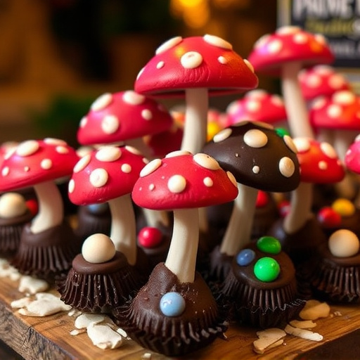 Psilocybin Magic Mushroom Chocolates Display