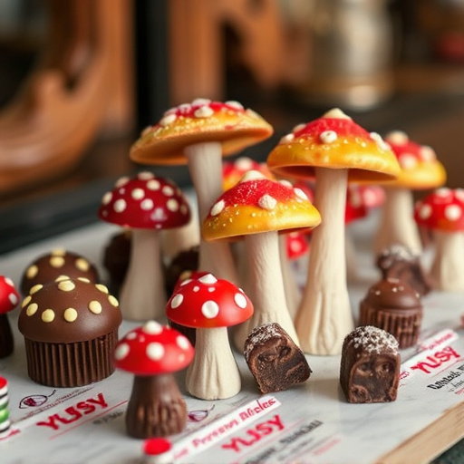 Psilocybin Magic Mushroom Chocolates Display