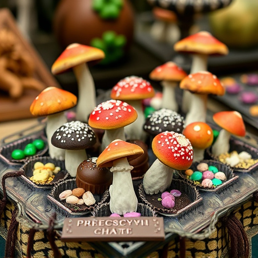 Psilocybin Magic Mushroom Chocolates Display